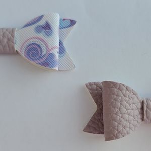 Purple Heart and Lavendar Bow Set